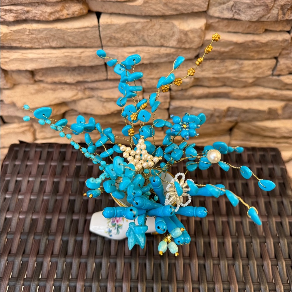 Beaded floral stems for decor - Picture 4 of 7